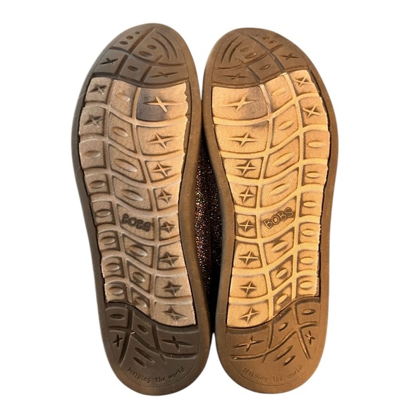 Bobs black Sparkly glitter Slip-On Shoes size 6.5 - Picture 6 of 9